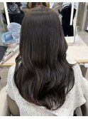 ブラウンベージュ/ブラウンカラー/顔まわりカット/平塚