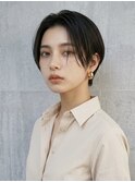 ショート/センターパート/ボブ