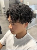 サーフカール テーパーフェード アップバングショート
