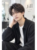 ジル バイ ジゼル 博多店(JILL by GiseL) men'sカット/センターパート/マッシュ/ニュアンスパーマ