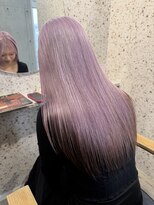 ラニヘアサロン(lani hair salon)&nbsp;ピンクラベンダー/透け感カラー/ハイトーン/淡色/裾カラー