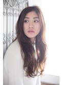 【keep hair design】アンニュイカール×アッシュベージュ