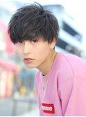 クラウドマッシュ無造作ショート爽やかサイドパートショート