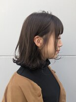 ヘアサロン ビータ(Hair salon BITA)&nbsp;◎モカベージュ×ロブ×外ハネ
