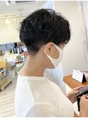 【松戸　ムラマツ】前髪あり　マッシュショート　パーマ