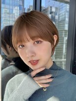 アマトウキョウ 表参道(AMA TOKYO) センターわけボブ　ふんわりカール　サイドバング　大場猛