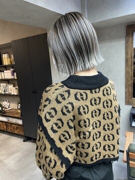 サニー 渋谷(SUNNY) バレイヤージュ、グレージュカラー、ハイライト、ココアベージュ