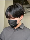 シースルーマッシュナチュラルマッシュメンズ韓国ツーブロック