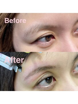 ロア インターナショナル 新宿店(LoA International) 平行アーチ眉