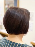 40代50代60代/艶髪ボブ/フェイスレイヤー