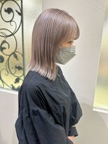 アイアール(iR)&nbsp;＃ハイトーン＃ボブ＃グレージュ　〈代表スタイリスト筒井〉