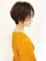 アンド ストーリーズ(&STORIES)&nbsp;前髪あり耳掛け丸みくびれショートボブ20代30代40代50代(蘭)