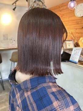 ミルヘアデザイン(mil hair design) ショートカットショートボブベージュカラーグレージュカラー