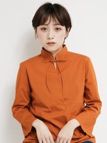 オンク 新宿(onk)&nbsp;黒髪/グレーベージュ/レイヤーロング/前髪パーマ[新宿駅]