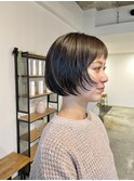 レイヤーショートボブ