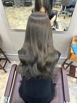 ラボアン 梅田店(lab.em.)&nbsp;オリーブカラー♪ 梅田/髪質改善/縮毛矯正/レイヤーカット