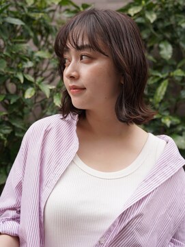 ブゾン(buZon) 【buZon ブゾン】大人くびれボブ×ダークブラウン