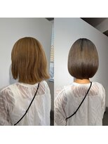 エイプリルセカンド 聖蹟桜ヶ丘駅店(april 2nd) 大人可愛い☆グレージュボブ【聖蹟桜ヶ丘/美容室/髪質改善】