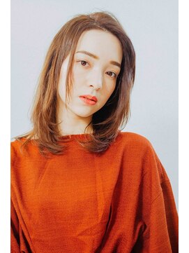 エクファ ヘアエステアンドスパ(ex-fa hair esthe&spa) 黒髪/グレーベージュ/レイヤーロング/酸性ストレート/髪質改善