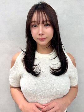 エジョン 幡ヶ谷店(Aejon) イメチェン/似合わせカット/フルバング/レッドブラウン/新宿