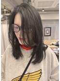 大人レイヤーグレージュ30代