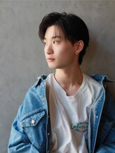ギフトスパ 川越駅前店(GIFT spa) アップバングフェザーショート【ツーブロ刈り上げ無し黒髪短髪】