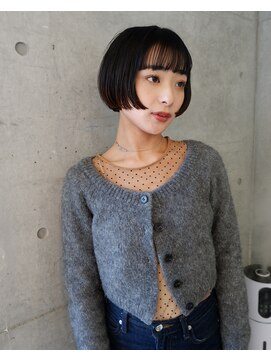 オーオシカシカスペース(OOO YY Space) ワイドバングモードボブ/フレンチtaste