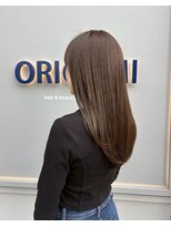 オリガミ トイロ(ORIGAMI TOIRO)&nbsp;ツヤロング×オリーブグレージュ