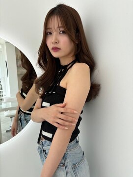 アイシー 表参道(ICY) 上品可愛い◇韓国くびれヘア/長め前髪/ショコラグレージュ