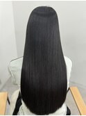 ロング美髪顔周りレイヤー韓国ヘアくびれヘア_momo0003