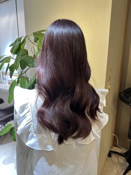ロンドルピナス 小倉(Lond Lupinus) 顔型別ヘアスタイル特集 /チェリーブラウン /ミニウルフ