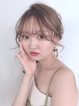 ベルヘアーデザイン 堺東(Belle hair Design) 韓国風レイヤーカットオリーブグレージュ堺東20代30代40代50代