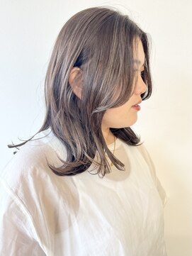 モリオフロムロンドン 松戸店(Morio from London) 【morio松戸 アイダ】マロンカラーくびれミディアムハイライト