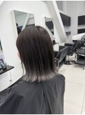 グレージュボブグラデーションカラー