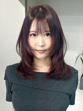 ヴェイン 渋谷(vain) 冬カラー暖色カラーレイヤーカット