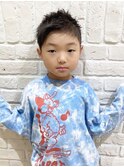 男の子髪型／キッズ子供カット横浜／小学生刈り上げaya