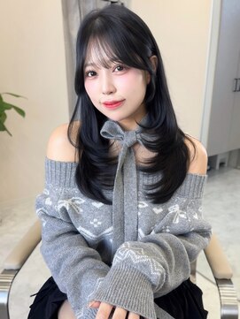 色気を纏う韓国ヘア☆大人気レイヤーカット