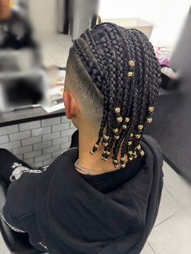 ラルガ 黒崎(Raruga) デザインブレイズ、コーンロウ