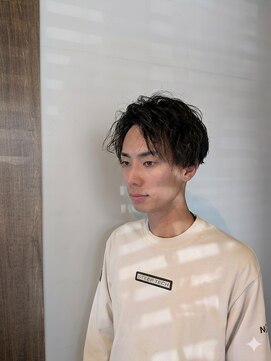 ワンワンオー バーバーショップ コンチネンタル(@110 BARBER SHOP continental) センターパート