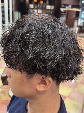 シャンプーボーイ 佐賀(SHAMPOO BOY) ツイストスパイラルパーマ×刈り上げ無造作質感で朝ラクセット
