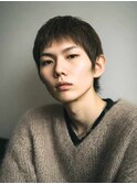 フェザーショート/刈り上げショート/ニュアンスデザイン/メンズ