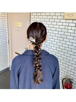 ソノ(sono) 編みおろし お呼ばれヘア 参列ヘア イベントヘア デートヘア
