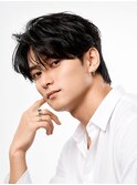 コンマバング/ナチュラルセンターパート韓国ニュアンスパーマ