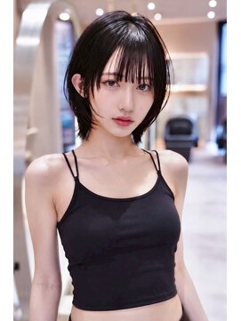 ケアリー 流山おおたかの森(Carelly) デザインカラー/レイヤーカット/ウェットヘア/オリーブベージュ