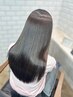 髪質改善ストレート＋カット＋トリートメント￥22000