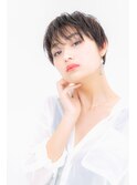 黒髪マニッシュショートで小顔洗練大人女子Z川口20代30代40代