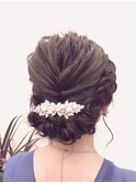 編みこみ ヘアセット