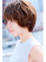 ヌーン ヘアメイク プラス ハッピータイムズ(NOON hair make+happy times) 耳かけ☆透明感イルミナアッシュベージュ 中野ヌーンstyle109