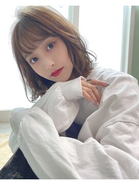 ブランシェ 小牧店(BRANCHE) ☆マロングレージュ/切りっぱなしボブ☆gussy