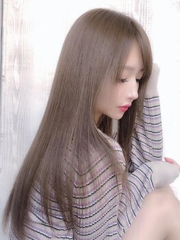 ヘアーアンドビューティー ザ ビー(Hair & Beauty the B)の写真/ブリーチした髪でも縮毛矯正OK!!厳選した薬剤を使用して髪への優しさをとことん追求♪